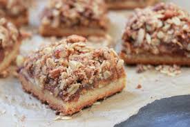 Apple Almond Salted Date Caramel Shortbread Crumble Bars Gluten Free Vegan Under A Lemon Tree