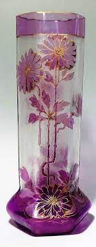 rare josef riedel 1900 paris exhibition cameo glass vase here s a beautiful art nouveau jugendstil cameo etched gla art deco decor art nouveau glass painting