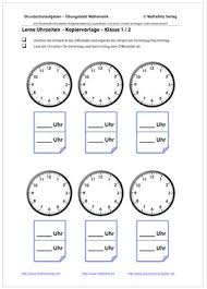 Die 365 besten bilder von uhren diy clock vintage clocks und. Blanko Arbeitsblatt Uhrzeiten Lernen Uhrzeit Lernen Uhrzeiten Lesen Lernen 1 Klasse