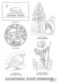 California Coloring Pages California State Symbols Coloring Page Free Printable Coloring Pages Gallery Cal State Symbols Flag Coloring Pages California Facts