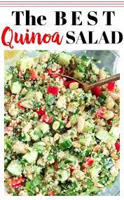 The Best Quinoa Salad Recipe Quinoa Salad Glutenfree Vegan Dairyfree Easy Summer Quinoa Recipes Healthy Best Quinoa Salad Recipes Quinoa Salad Recipes