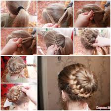 Pin the braids and twists at the back, below the pouf. Diy Unique Braided Bun Hairstyle