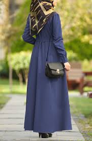 Giy Cik Cepli Tam Boy Ferace Indigo Tesettur Ferace Kap Pardesu Panco Suhneva Basortusu Modasi Indigo Moda Stilleri