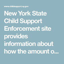 New York State Child Support Enforcement Site Provides Information About How The Amount Of A Chi Child Support Payments Child Support Enforcement Child Support