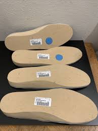 Pedorthic Laboratory Specialties FV484085RL Shoe Insoles (2 Pairs) New