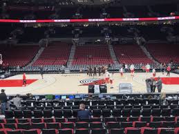 moda center section 101 portland trail blazers