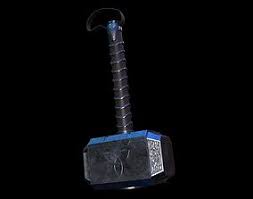 3d Model Mjolnir Thor S Hammer Thors Hammer Thor Hammer Marvel