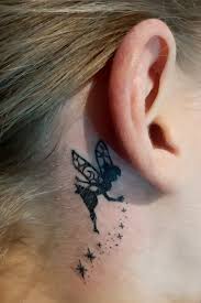 Blue bats tattoo behind ears. Behind The Ear In Tattoos Search In 1 3m Tattoos Now Tattoodo