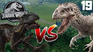Kolorowanka z dinozaurami do wydrukowania. Indoraptor Vs Indominus Rex Jurassic World Evolution Pl 19 Youtube