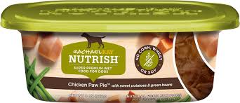 Rachael Ray Nutrish Natural Chicken Paw Pie Natural Wet Dog Food 8 Oz Tub Case Of 8 Chewy Com