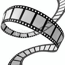 A Rendered Curvy Filmstrip On White Background Film Reels Movie Reels Film Strip