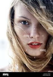 Beauty and freckles and thirties hi-res stock photography and images