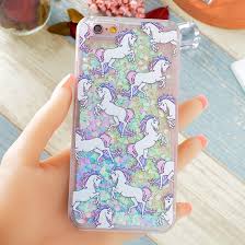 Hot Fantastic Unicorn Animal Horse Cat Dynamic Liquid Glitter Capa Phone Cases Cover For Iphone 7 7plus Fundas Para Iphone 6 Fundas Moviles Fundas Para Iphone