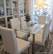 Ikea Henriksdal Chair Machine Washable Floor Length Slip Cover Is Included Solid Birch Legs Dining Table Chairs Dining Room Inspiration Dining Room Interiors