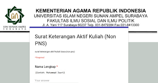 Check spelling or type a new query. Surat Keterangan Aktif Kuliah Non Pns