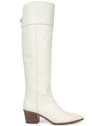 Made of luxurious leather, this bootie. Franco Sarto Shannon Boots Reviews Boots Shoes Macy S Womens White Boots Boots Shoe Boots