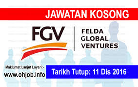 Both fgv and felda have issues of burgeoning debts and settlers' problems that can't seem to be resolved. Jawatan Kosong Felda Global Ventures Fgv 11 Disember 2016 Jawatan Kosong Kerajaan Swasta Terkini Malaysia 2021 2022