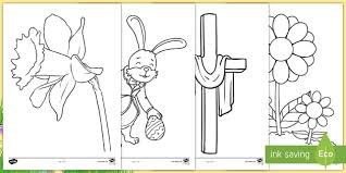 Easter coloring page from crayola easter coloring pages cross. Large Easter Pictures Easter Colouring Pages Twinkl