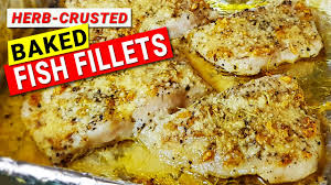 Baked Fish Fillet Recipe Herb Parmesan Crusted Cream Dory Food Recipes We Love Youtube Then, heat 2 tablespoons of.