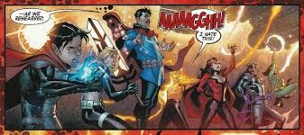 Scarlet witch and doctor voodoo wallpaper. Wiccan Daimon Hellstrom Magik Dr Strange Scarlet Witch Dr Voodoo Shaman Doctor Strange Marvel Wiccan Marvel Scarlet Witch Marvel