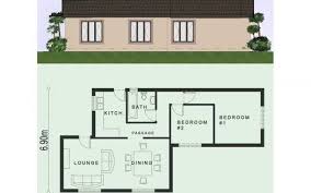 To maximize space, choose a plan with an open layout and excellent indoor/outdoor connections. 2 Bedroom House Plans House Designs Floor Plans Nethouseplansnethouseplans House Plans South Africa Flat Roof House Simple House Plans