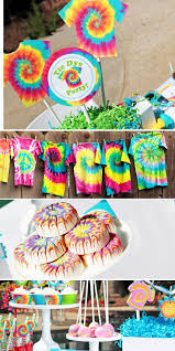 Summer Tie Dye Party Tulip Tie Dye Clean Living Clean Eating Tie Dye Party Hippie Birthday Party Tie Dye Birthday