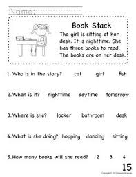 Beginning Readers Comprehension Packet For Early Education Reading Comprehension Reading Comprehension Worksheets Homeschool Reading