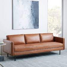 Axel Leather Sofa 226 Cm West Elm Australia Leather Sofa Furniture Sofa Deals