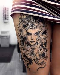 Ust Bacak Dovmeleri Thigh Tattoos Panosundaki Pin