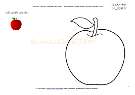 Ups red is another way to say ups next day air. Example Coloring Page Red Apple Color Picture Of Apple