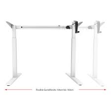 Schreibtische, die sich individuell in der höhe anpassen lassen, sind nicht nur für erwachsene empfehlenswert. Exeta Ergok Sitz Steh Schreibtisch Manuell Hohenverstellbar