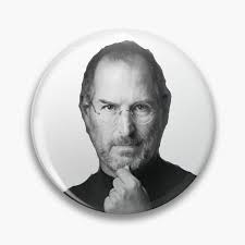 Steve Jobs Apple Pins and Buttons for Sale