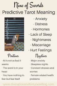 Future Tarot Meanings Nine Of Swords Lisa Boswell Tarot Meanings Love Tarot Tarot