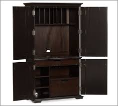 A few of you have been asking is the desk finished???. Campton Smart Technology Office Armoire Desa Mocha Pottery Barn Office Armoire Computer Armoire Contemporary Bookcase