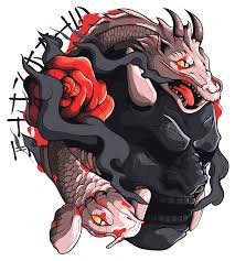 Traditional japanese masks are mostly decorative and are available for sale at shrine festivals and events. Japanese Samurai Mask Illustration On Behance