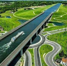 The magdeburg water bridge (german: Magdeburg Water Bridge Germany Steemit