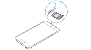The sim slot is marked with the icon. Galaxy Note 5 Sim Card Guide Galaxy Note Tips Tricks