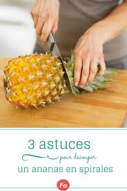 Video Comment Decouper Un Ananas En Spirale