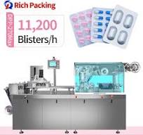 High End Servo PLC Fully Automatic Plastic Tablet Capsule Pill Blister Packing Machine