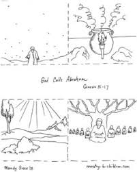 It was at a time when the gods worshipped by all the neighbouring nations were routinely offered human sacrifices. God Calls Abraham Coloring Page Ministry To Children