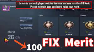 Pubg Mobile Merit How To Increase Merit In Pubg Mobile Youtube