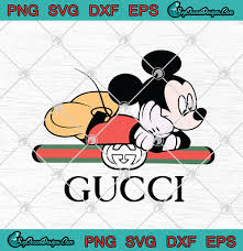 Download Disney Mickey Mouse Gucci Svg Png Eps Dxf Cricut File Silhouette Art Designs Digital Download SVG, PNG, EPS, DXF File