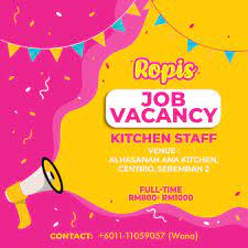 Job vacancy jobs now available in seremban 2. Uzivatel Ropis Rangup N9 Na Twitteru We Are Currently Searching For Ropis Kitchen Staff In Seremban 2 Negeri Sembilan Grab Your Chance To Be A Part Of Our Team Kindly Spread