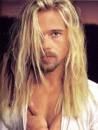 Young And Beautiful Brad Brad Pitt Long Hair Brad Pitt Hair Long Hair Styles