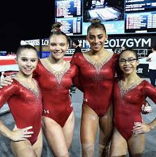 Maybe you would like to learn more about one of these? We Re As Happy That It S The Weekend As The P G Championship Team Ashtonlocklear Morgihurd Jadeacarey Ragan Usa Gymnastics Gymnastics Artistic Gymnastics