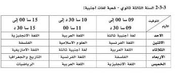 برنامج وتوقيت بث دروس الفصل الثالث 2020 للسنة الثالثة ثانوي لغات اجنبية