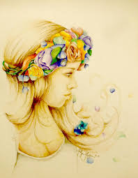 How to draw a flower crown step by step with pencil. Flower Crown Drawing By Madelyn Mershon