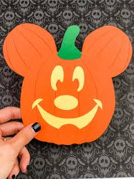 In april 1928, cartoonist/animator walt disney had just had his heart broken when his. Mickey Mouse Pumpkin Craft For Kids Free Template
