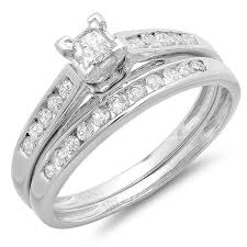 Enchant Your Sweetheart And Give Her The Surprise Of The Lifetime Fr Beautiful Wedding Ring Sets Engagement Ring Matching Wedding Band Diamond Bridal Ring Sets