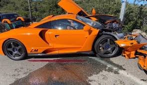 A very lucky passenger and an even luckier driver. Sutil S Mclaren Senna Lm Involved In Road Incident Report